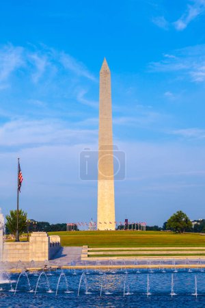 Foto de Monumento a Washington en el centro de Washington DC - Imagen libre de derechos