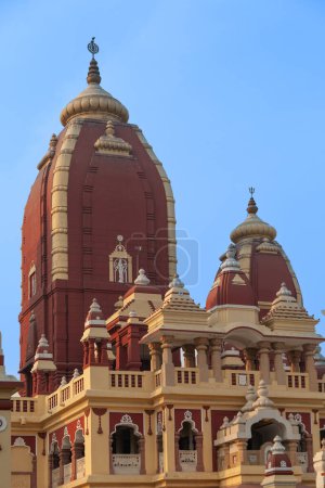 Photo for The Laxminarayan Mandir, also known as the Birla Mandir, is a Hindu temple in Delhi, India. The temple, inaugurated by Mahatma Gandhi, was built by Jugal Kishore Birla from 1933 and 1939. - Royalty Free Image