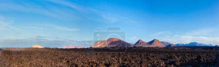 Photo for National Park Timanfaya on the island of Lanzarote, Canary Islands, Spain - Royalty Free Image