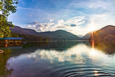 Téléchargez les photos : Lac à hohenschwangau, Allgau, Allemagne - en image libre de droit