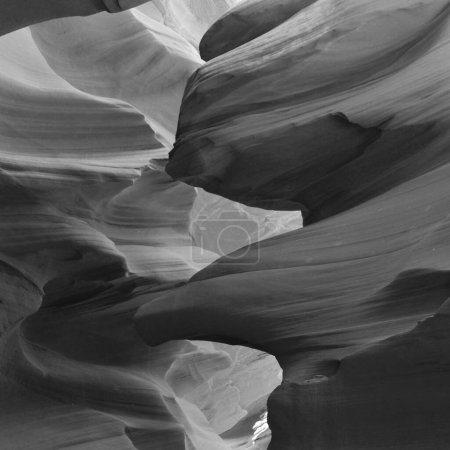 Photo for Scenic Antelope Canyon lights and rocks in arizona, usa - Royalty Free Image