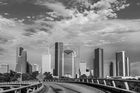 Foto de Paisaje urbano de Houston a última hora de la tarde - Imagen libre de derechos