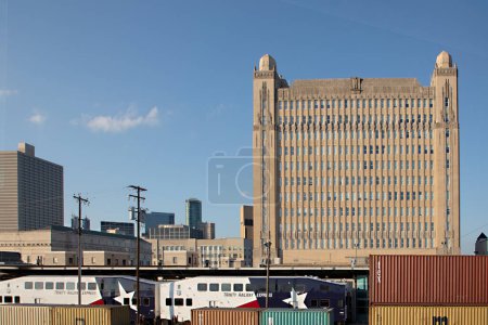 Photo for Fort Worth, Texas - November 4, 2023: Texas and Pacific Terminal and Warehouse, Fort Worth, Texas built - Royalty Free Image