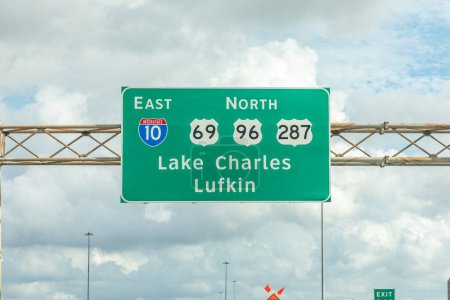 Photo for On interstate 10 east direcktion Lake Charles, Loouisiana, USA - Royalty Free Image