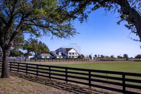 Photo for Front view of Southfork Ranch, the ranch of the tv film Dallas - Royalty Free Image