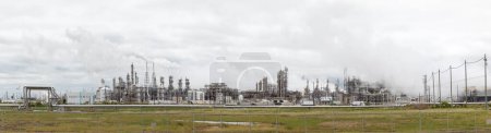 Photo for Oil industry complex near Freeport, Texas, USA - Royalty Free Image