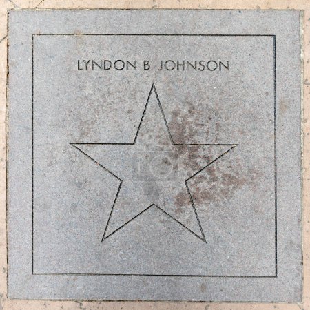 Téléchargez les photos : Austin (Texas), le 3 novembre 2023 : Lyndon B. Johnson à Austin (Texas). Ils honorent des gens célèbres dans l'histoire sauvage de cow-boy ouest. - en image libre de droit