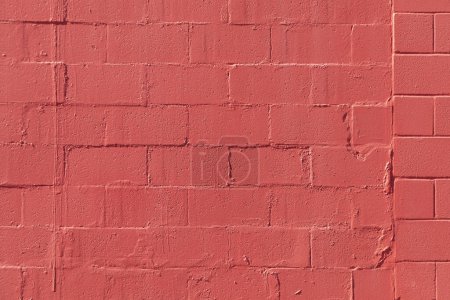 Foto de Patrón de pared de ladrillo pintado rojo en Texas - Imagen libre de derechos