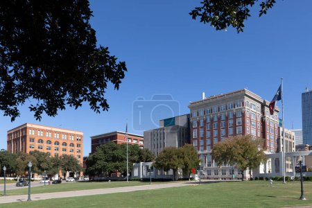 Téléchargez les photos : Dallas, États-Unis - 6 novembre 2023 : vue sur le lieu de l'assassinat de John F. Kennedy à Dallas. - en image libre de droit