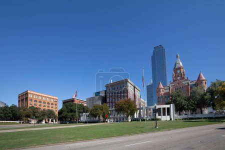 Téléchargez les photos : Dallas, États-Unis - 6 novembre 2023 : vue sur le lieu de l'assassinat de John F. Kennedy à Dallas. - en image libre de droit