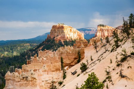 Photo for Scenic view to the hoodoos and rocks at Bryce Canyon - Royalty Free Image