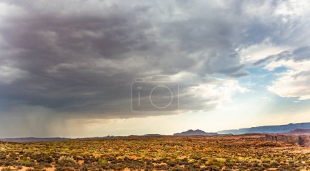 Photo for Dramatic sky with storm and approaching hurricane near Page - Royalty Free Image
