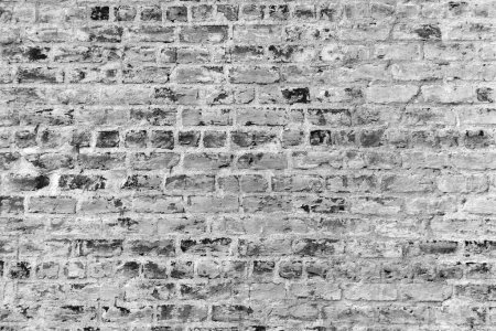 Téléchargez les photos : Fond de vieux mur de briques pourries en détail - en image libre de droit