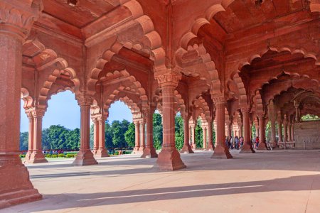 Téléchargez les photos : À l'intérieur du Lal Qila ou Fort Rouge à New Delhi, en Inde - en image libre de droit
