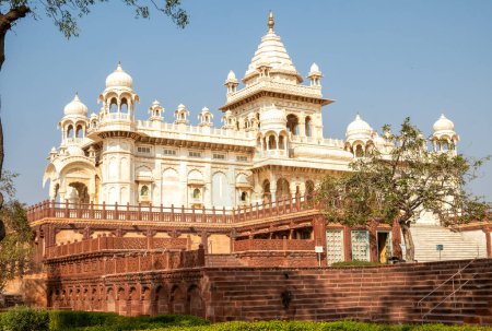 Das berühmte Jaswant Thada Mausoleum in Jodhpur, Rajasthan, Indien