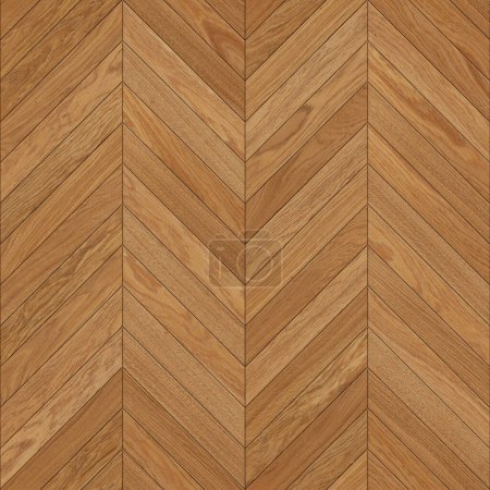 Photo for French herringbone, grunge hardwood flooring design seamless texture - Royalty Free Image
