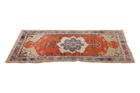 handgewebter, dekorativer türkischer Teppich aus Wolle