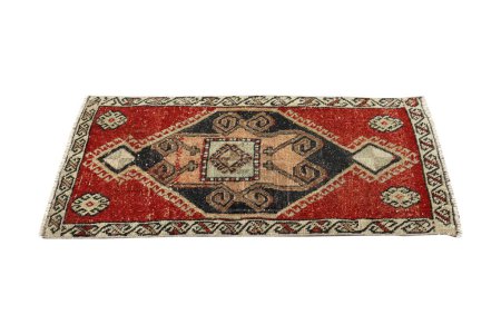 Photo for Hand-woven, decorative wool Turkish carpet - Royalty Free Image