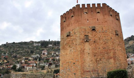 Stadtbild von Alanya / Türkei - Roter Turm