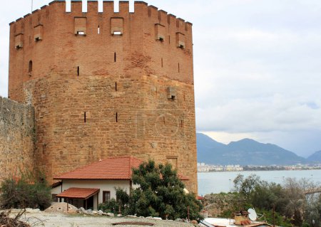 Stadtbild von Alanya / Türkei - Roter Turm