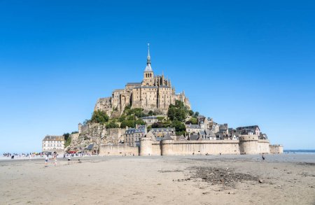 Photo for World famous Abbey Mont Saint Michel, France - Royalty Free Image