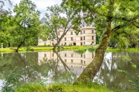 Photo for Chateau de l'Islette in the Loire Valley, France. Beautiful scenic view of the old castle in summer. - Royalty Free Image