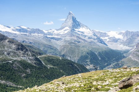 Photo for Alpine landscape mit famous Matterhorn peak, Zermatt,  Switzerland - Royalty Free Image