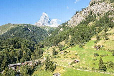 Alpine Landschaft mit berühmtem Matterhorn, Zermatt, Schweiz