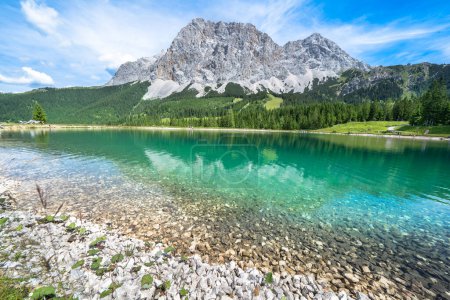 Photo for Ehrwalder Almsee - beautiful mountain lake in the Alps, Austria - Royalty Free Image
