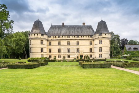 Photo for Chateau de l'Islette in the Loire Valley, France. Beautiful scenic view of the old castle in summer. - Royalty Free Image