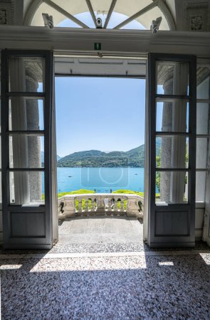 Célèbre Villa Carlotta sur le lac de Côme, Italie