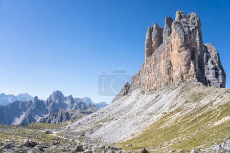 Téléchargez les photos : Tre Cime di Lavaredo (Drei Zinnen), Dolomiti di Sesto (Sextener Dolomiten), Italie - en image libre de droit