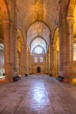Photo for World famous cloister of the Abbaye de Fontfroide, France - Royalty Free Image