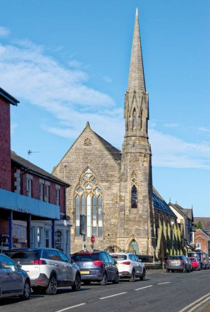 Téléchargez les photos : Église de Lytham, Lytham St Annes, Fylde Coast, Lancashire Royaume-Uni - 24 février 2023 - en image libre de droit