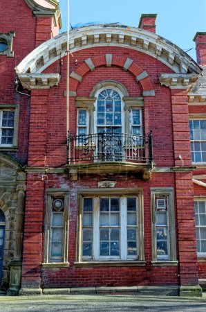 Téléchargez les photos : Ancienne maison d'habitation vintage à Lytham, Lytham St Annes, Fylde Coast, Lancashire Royaume-Uni - 24 février 2023 - en image libre de droit