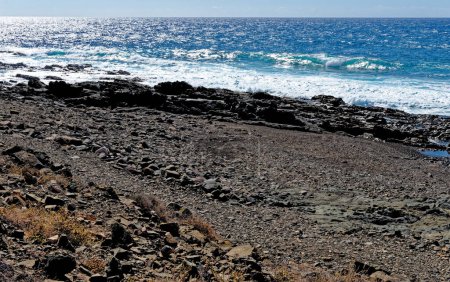 Foto de Playa Aguas Verdes, Betancuria, Fuerteventura, Islas Canarias, España - 20.09.2023 - Imagen libre de derechos