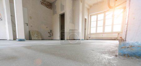 Photo for Rebuilding an Old real estate apartment, prepared and ready for renovate - Royalty Free Image