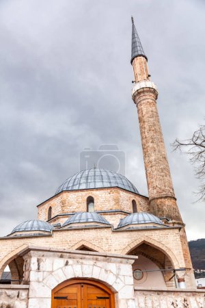Havadza Durak Mosque built in 1528, during the founding Ottoman period in Bascarsija, the cultural center of Sarajevo, Bosnia and Herzegovina