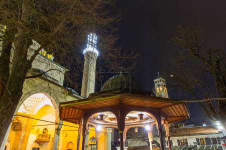 Gazi Husrev Beg Mosque is a mosque in Sarajevo. Built in the 16th century, it is the largest historical mosque in Bosnia and Herzegovina.