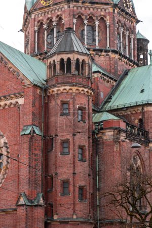 Lukaskirche ist die größte evangelische Kirche in München, Süddeutschland, erbaut zwischen 1893 und 1896.