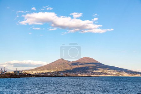 Mount Vesuvius is a somma-stratovolcano located on the Gulf of Naples in Campania, Italy.