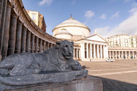Piazza del Plebiscito, named after the plebiscite taken on October 21, 1860, that brought Naples into the unified Kingdom of Italy.