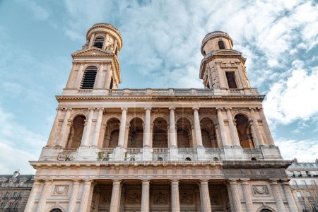 The Church of Saint-Sulpice is a Roman Catholic church on the east side of Place Saint-Sulpice, in the Latin Quarter of the 6th arrondissement.