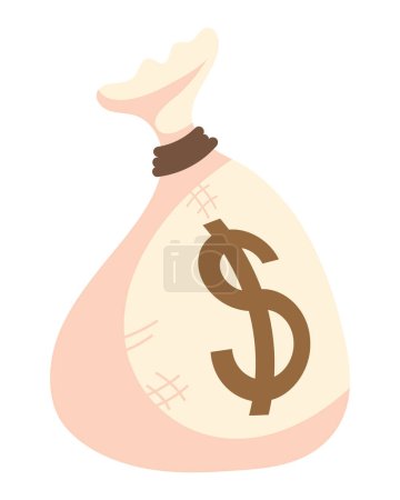 Photo for Money bag illustration vector design - Royalty Free Image
