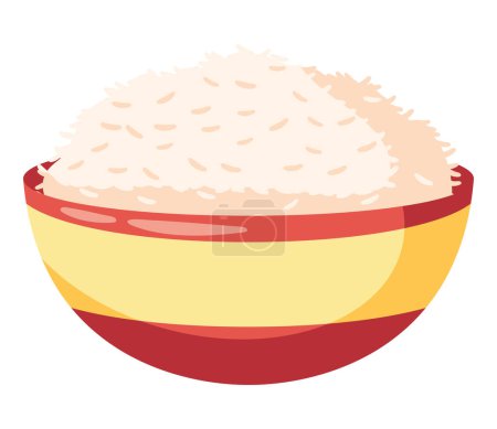 Photo for Suhoor rice food illustration vector - Royalty Free Image