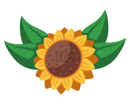 festa junina sunflower illustration design