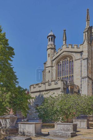 Foto de La arquitectura del Eton College Chapel And Cemetery en la ciudad de Windsor, Inglaterra. - Imagen libre de derechos