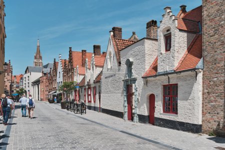 Téléchargez les photos : Les rues de Bruges en Belgique - en image libre de droit