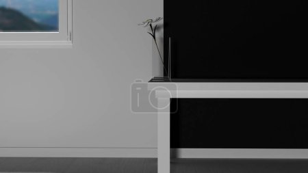 Photo for Part of the empty room, 3d rendering - Royalty Free Image