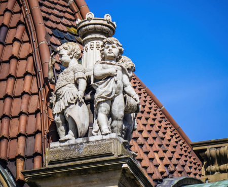 Photo for The Kaiserpalast in Strasbourg, France is an iconic landmark with a captivating architecture and stunning sculptures. Its beauty speaks of the past. - Royalty Free Image